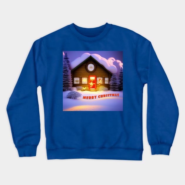 Christmas Night Crewneck Sweatshirt by Feel Imagine Create